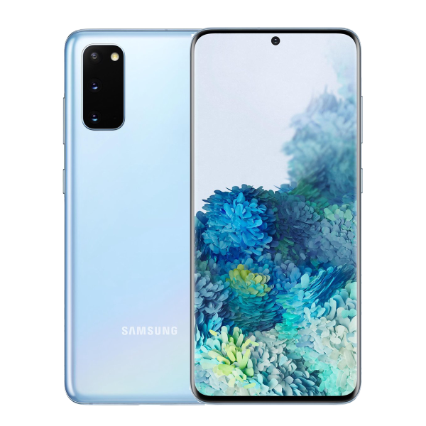 Samsung Galaxy S20 - 5G - 128GB ram 12 gb Cosmic Gray en blauw met ram 8gb (GEBRUIKT GRADE A)
